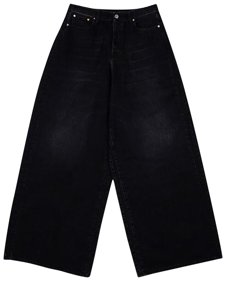 Vetements Big Shape Jeans Black
