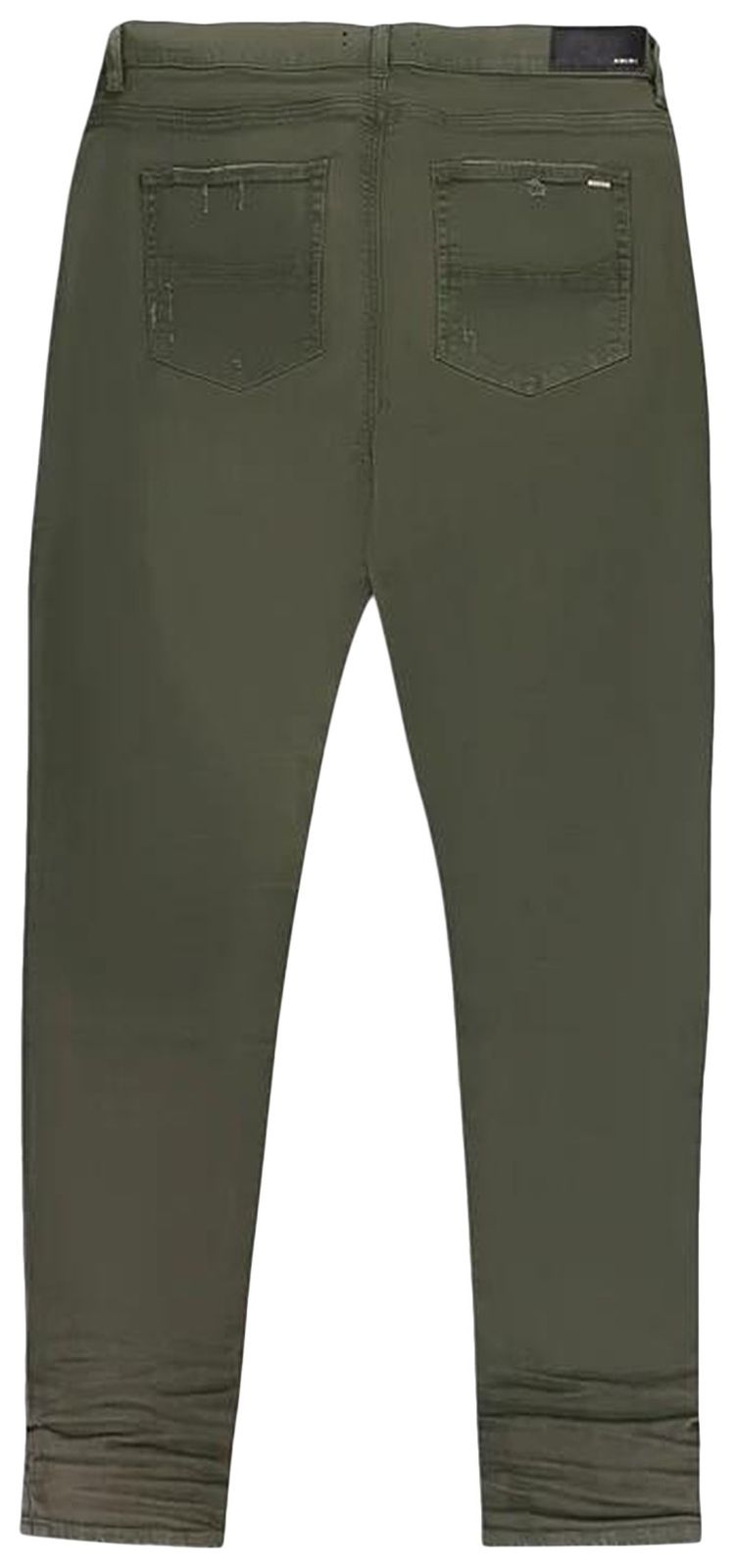 Amiri MX1 Bandana Skinny Jeans Military Green