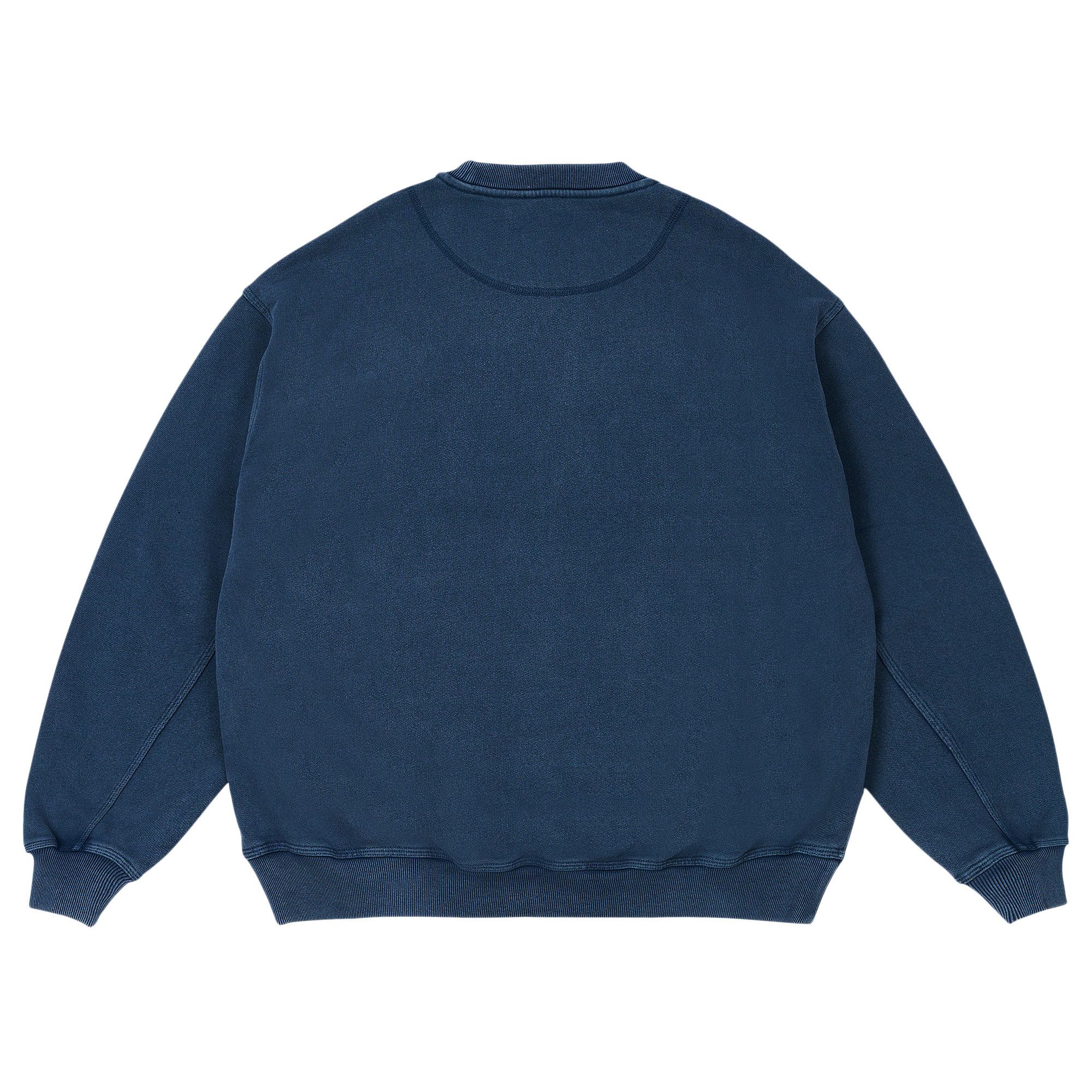 Buy Palace Triple Stitch Crew 'Pigment Navy' - P27CS009 Buy Palace Triple Stitch Crew 'Pigment Navy' - P27CS009