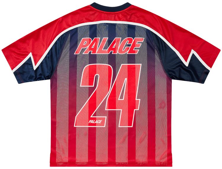 Palace Meshy Stripe Jersey RedNavy