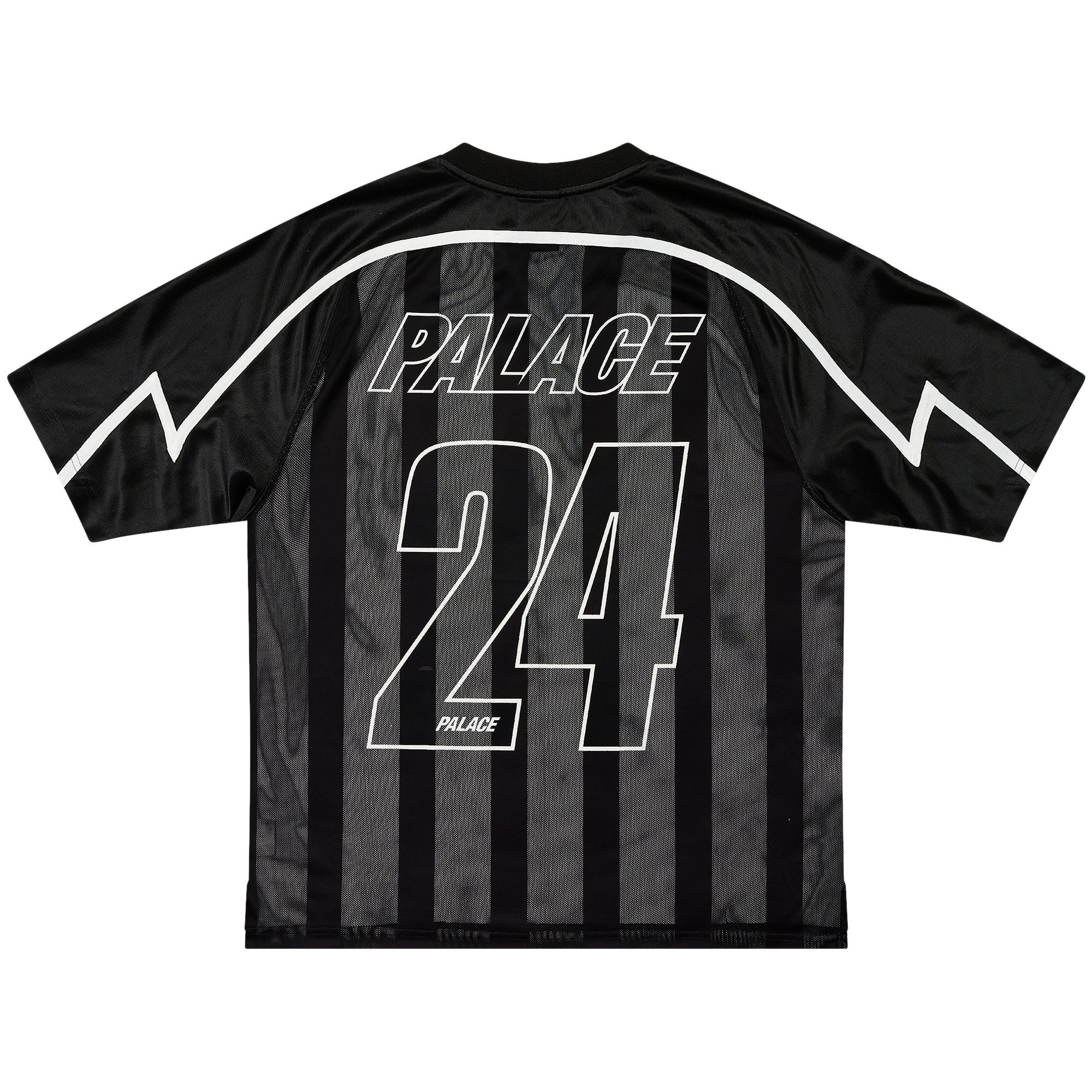 Size l Palace Meshy Stripe Jersey 'Black'