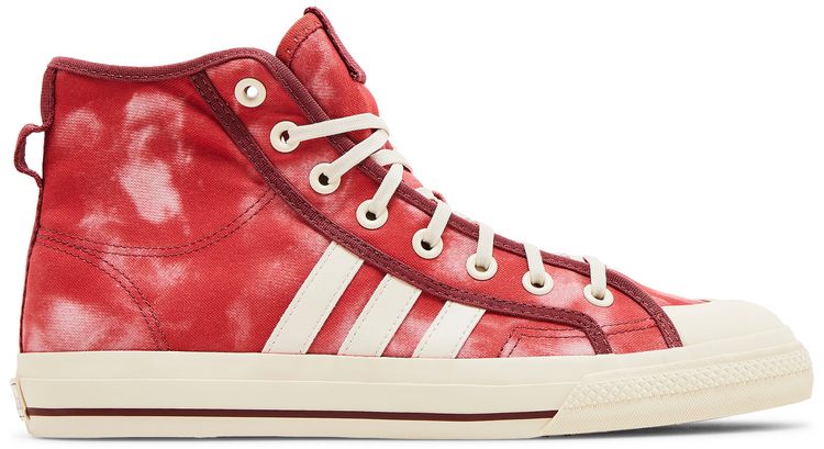 Adidas Nizza Hi RF Bleached   Crew Red Wonder White