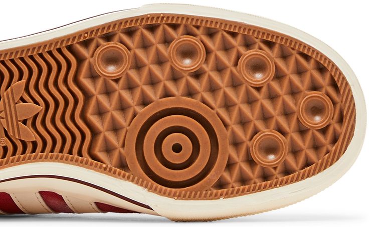 Adidas Nizza Hi RF Bleached   Crew Red Wonder White