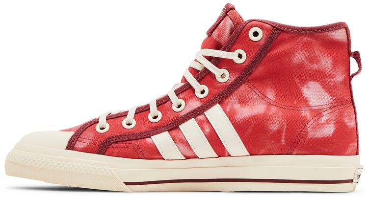 Adidas Nizza Hi RF Bleached   Crew Red Wonder White