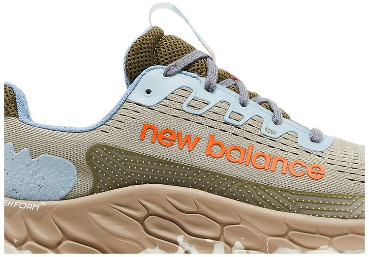 New Balance Fresh Foam X More Trail v3 Fatigue Green Poppy