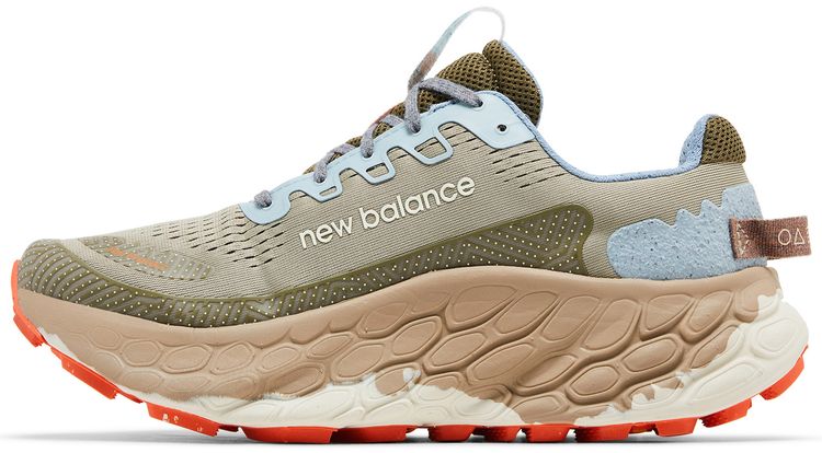 New Balance Fresh Foam X More Trail v3 Fatigue Green Poppy