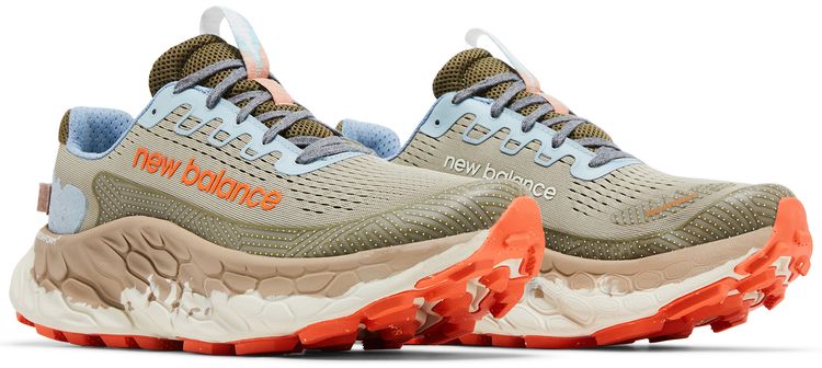 New Balance Fresh Foam X More Trail v3 Fatigue Green Poppy