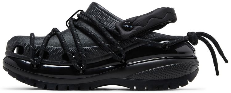 Rauw Alejandro x Crocs Mega Crush Clog Black
