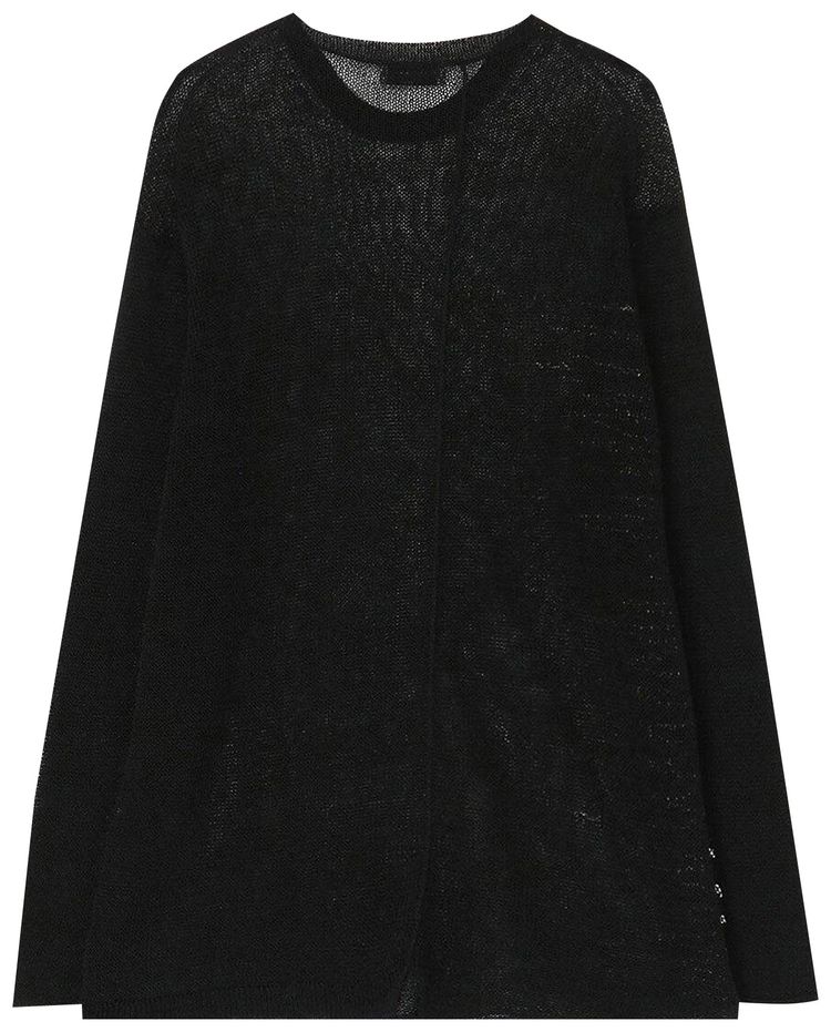 Yohji Yamamoto Pour Homme Switch Round Neck Black