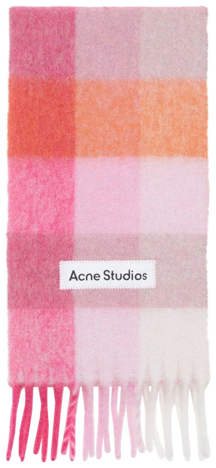 Acne Studios Scarf PinkFuchisaWhite