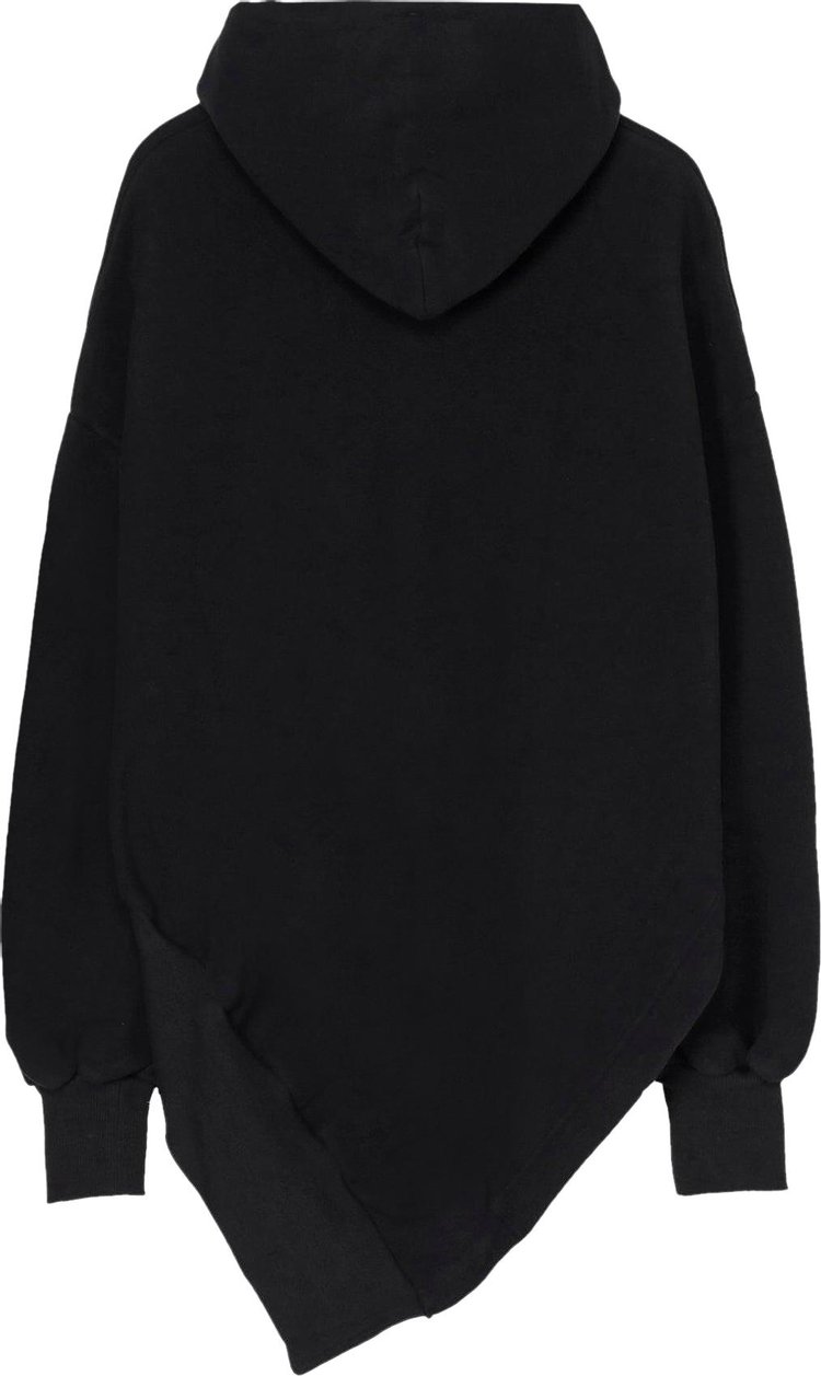 Yohji Yamamoto Regulation Unbalance Hoodie Black