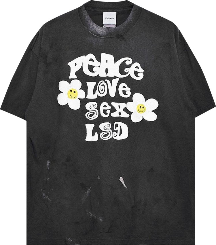 READYMADE Peace Short Sleeve T Shirt Black