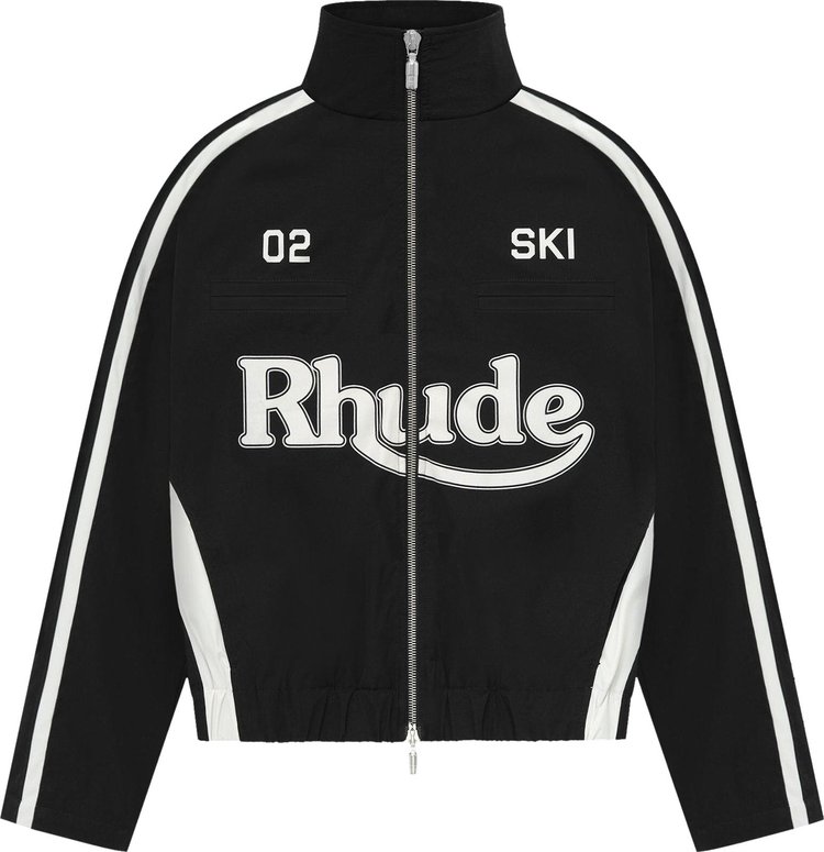 Rhude Ski Track Jacket BlackWhite