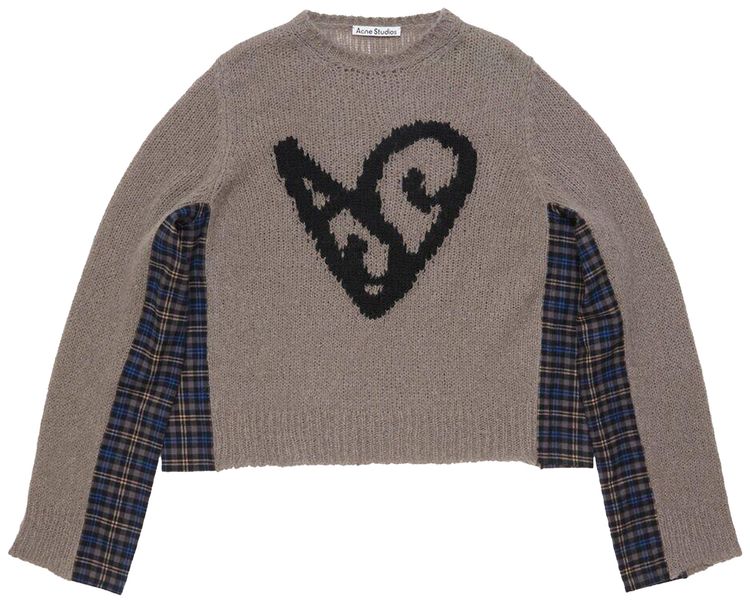 Acne Studios Deconstructed Jumper TaupeGrey