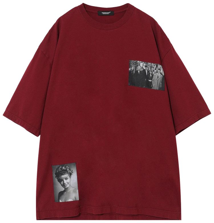 Undercover Wide T Shirt Dark Red