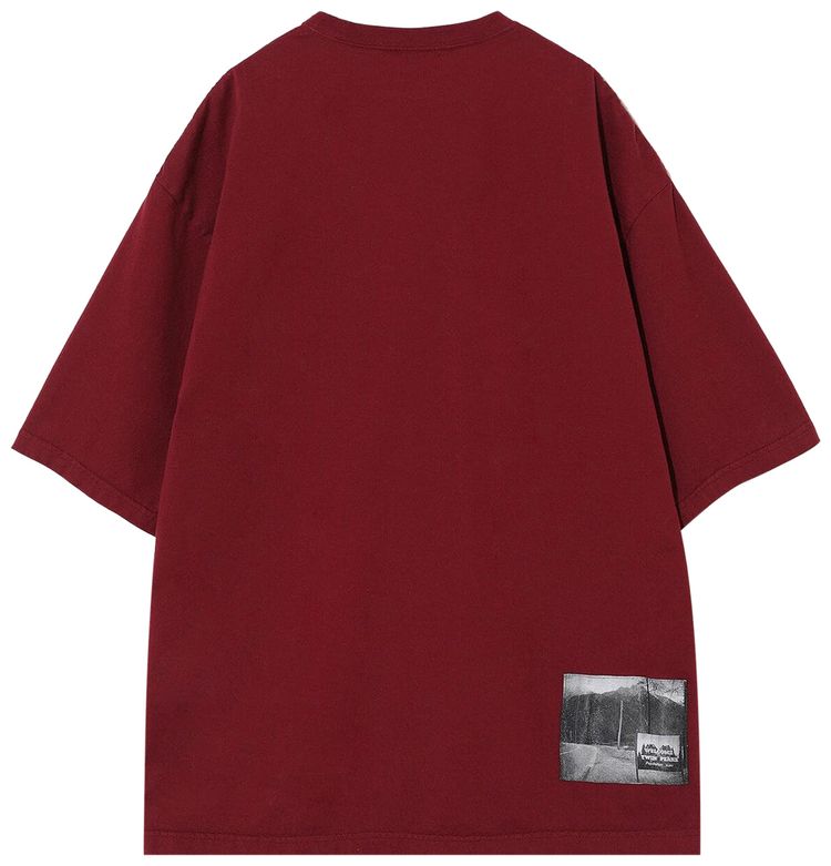 Undercover Wide T Shirt Dark Red