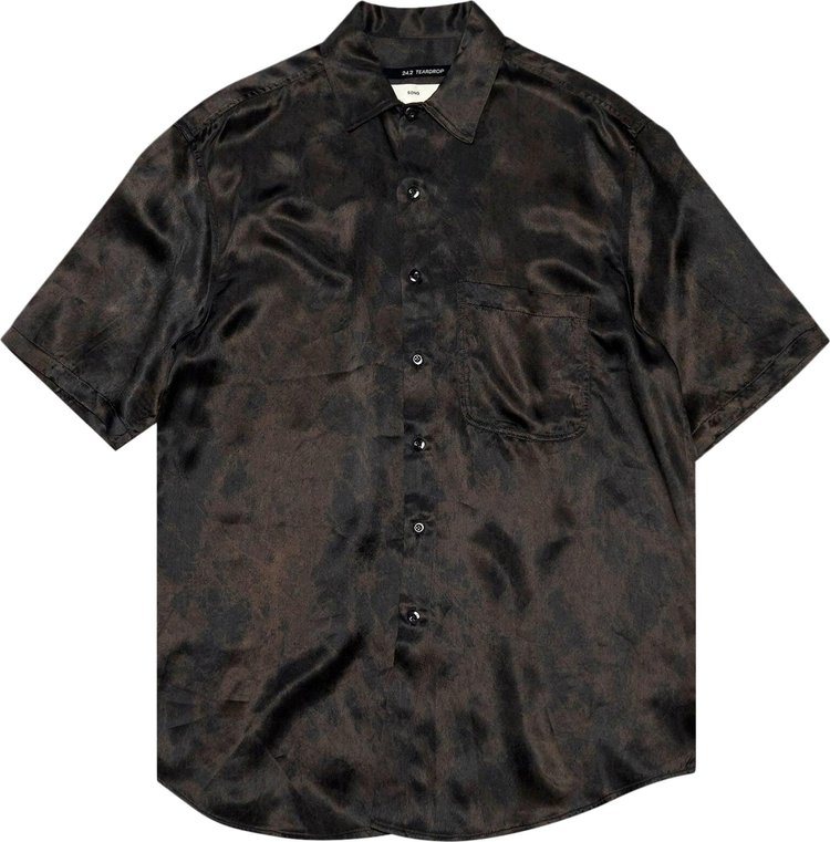 Song for the Mute Short Sleeve Oversized Shirt Black