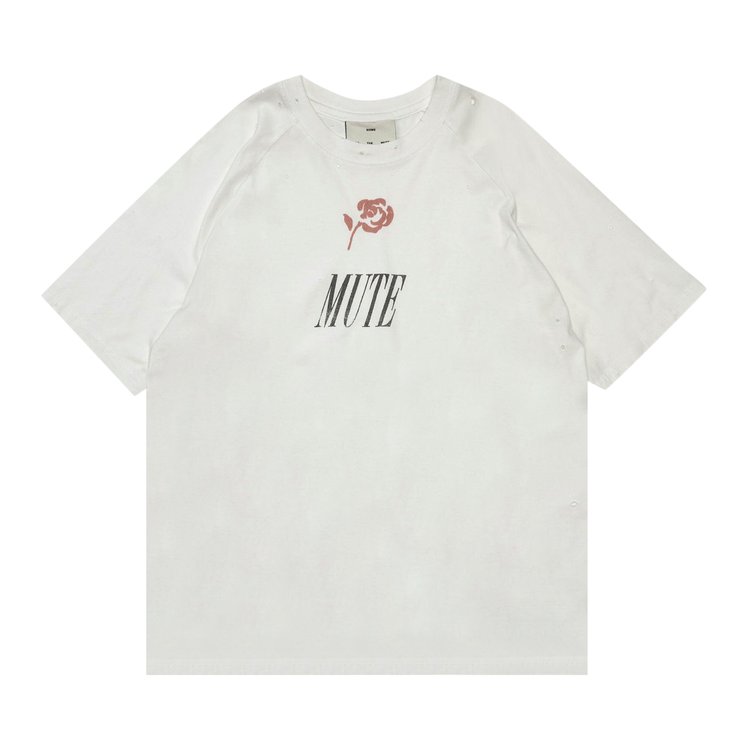 Song for the Mute Raglan Tee White