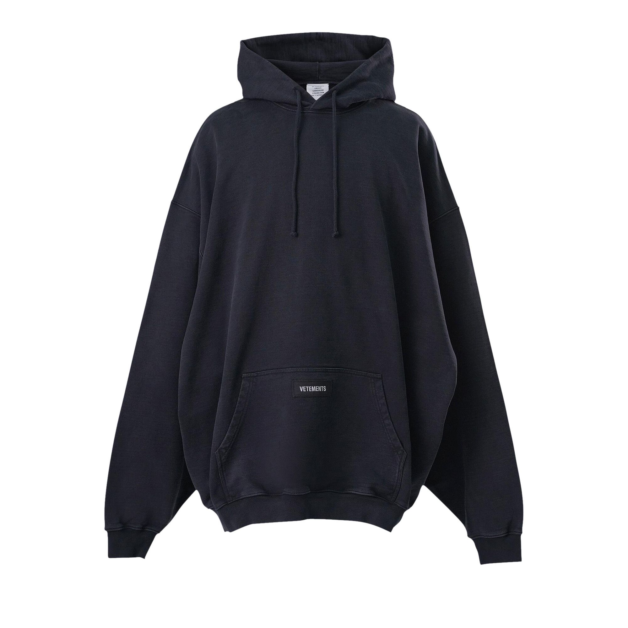 Vetements logo hoodie top