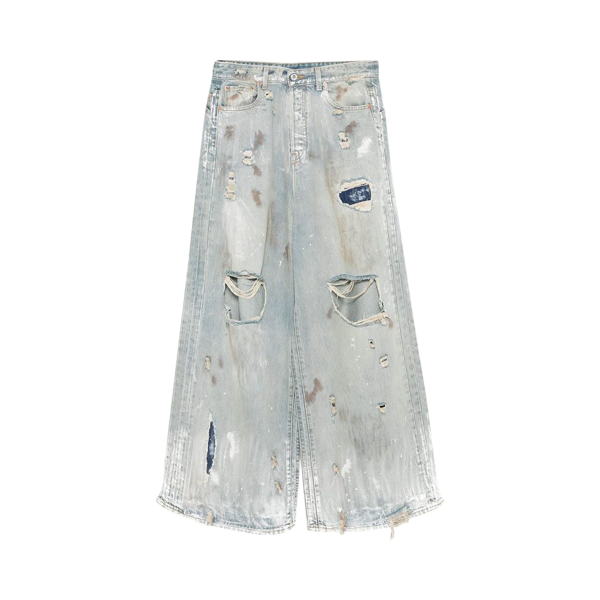 値下げ不可VETEMENTS BIG SHAPE Destroyed JEANS Vetements Trashed Big Shape Jeans – Antidote Fashion and