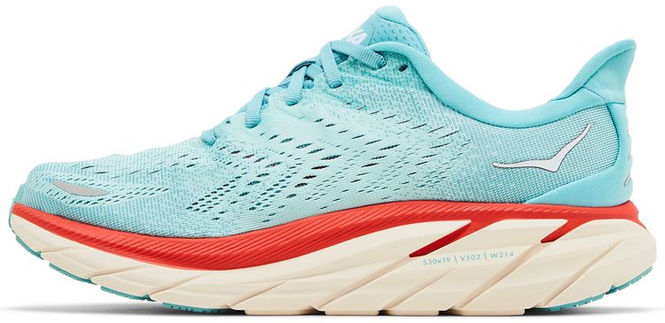 HOKA Wmns Clifton 8 Wide Aquarella