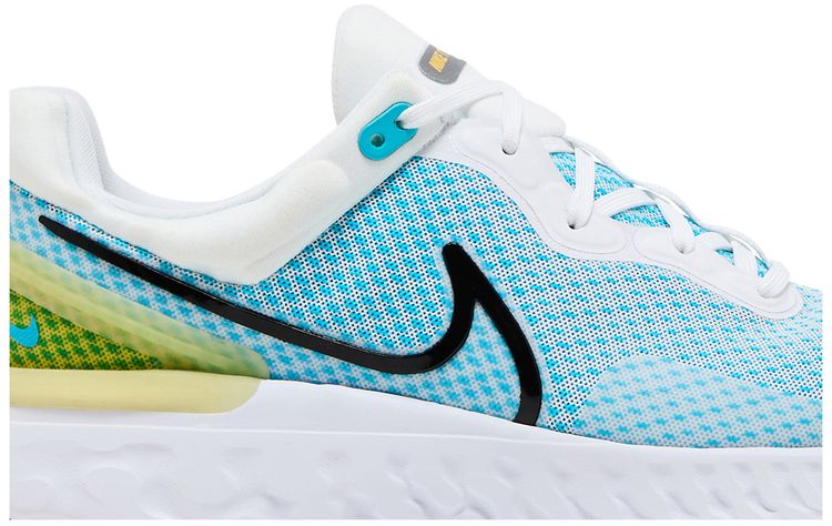 Nike React Miler 3 White Chlorine Blue