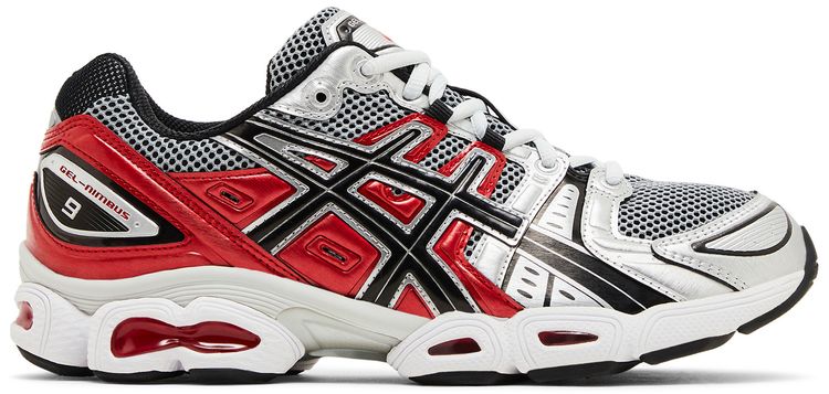 Asics Gel Nimbus 9 Pure Silver Classic Red