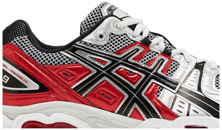 Asics Gel Nimbus 9 Pure Silver Classic Red