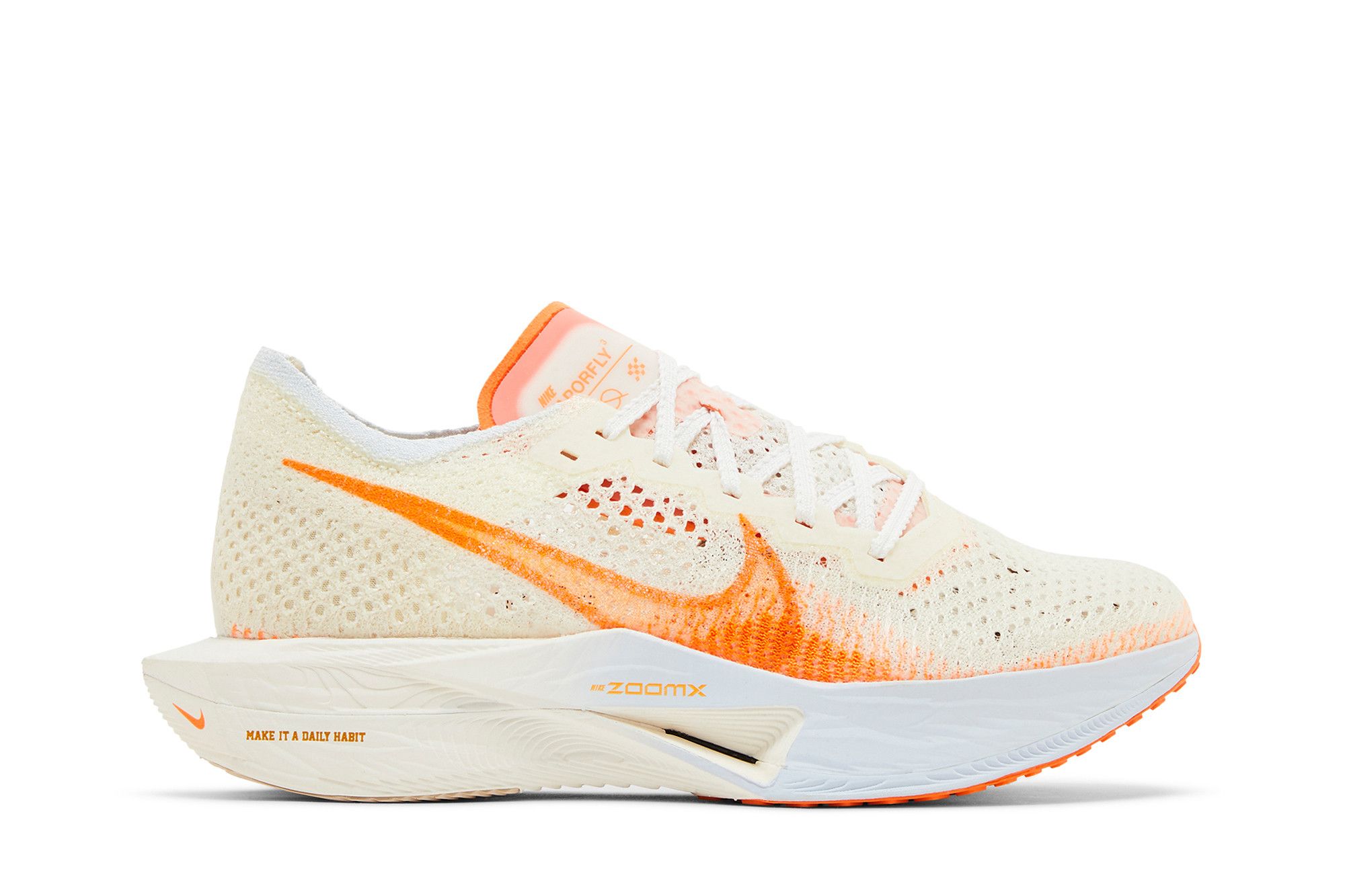 Nike ZoomX Vaporfly ホワイト/イエロー Nike ZoomX Vaporfly NEXT FZ4017-100 Men's Size Marathon
