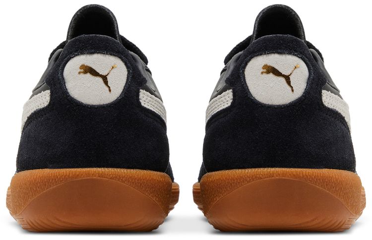 Puma Palermo Leather Big Kid Black Feather Grey Gum