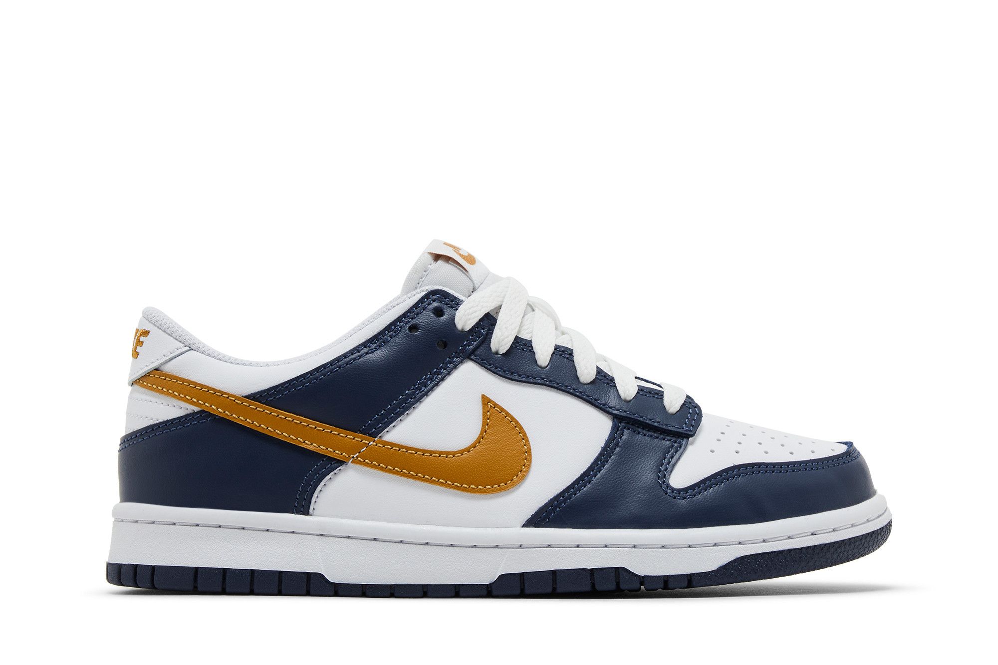 【新品】ナイキ　ダンクロー　 MIDNIGHT NAVY WHEAT Nike GS Dunk Low - White / Wheat / Midnight Navy – Kith Canada