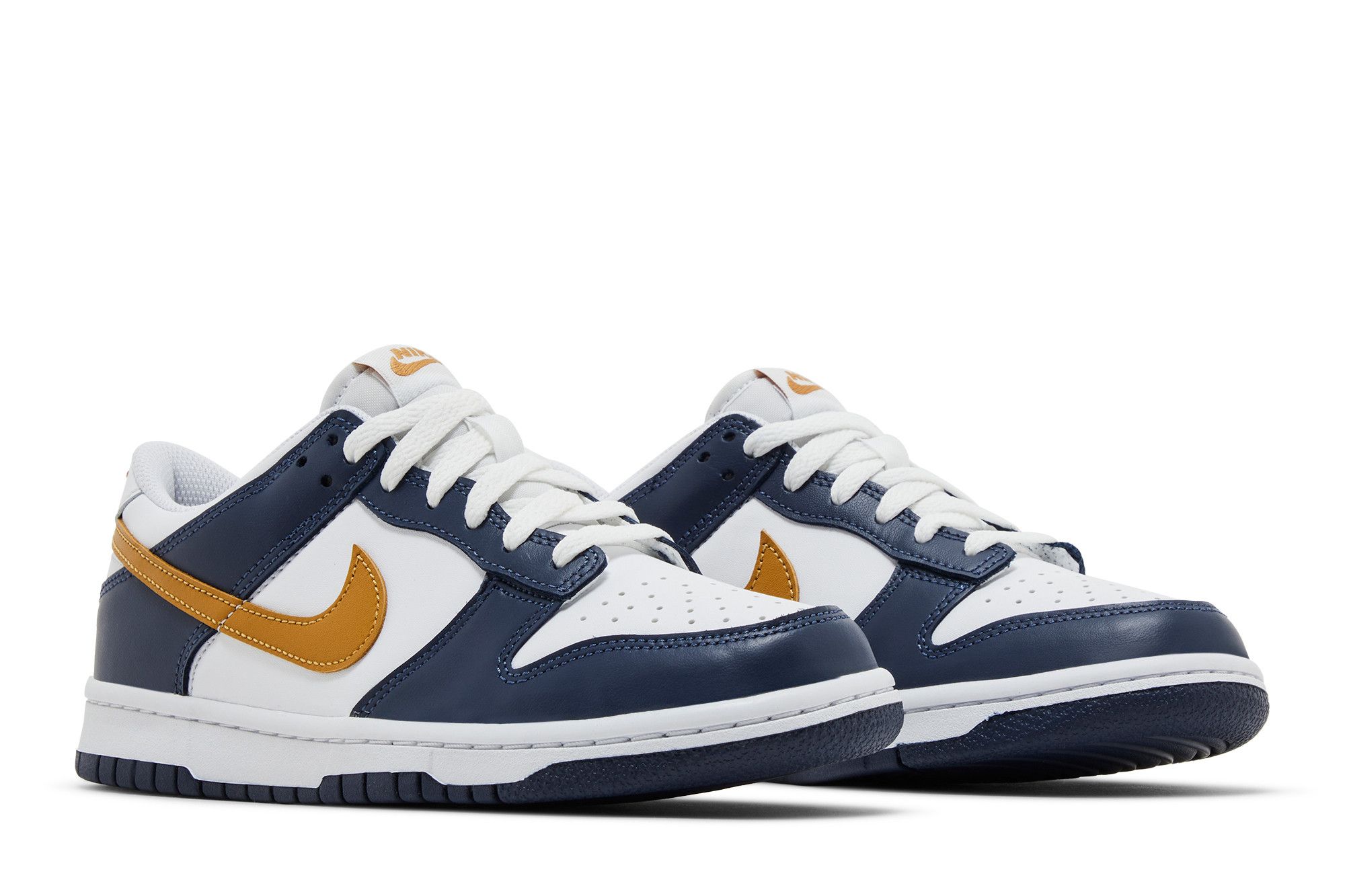 【新品】ナイキ　ダンクロー　 MIDNIGHT NAVY WHEAT Buy Nike Dunk Low GS 'Midnight Navy Wheat' - FB9109 111 | GOAT