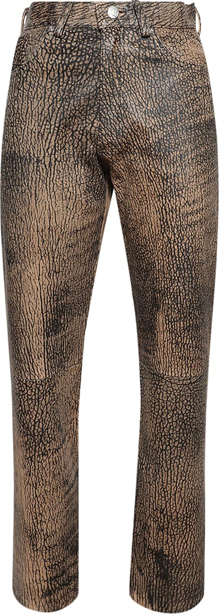 MISBHV Leather Trousers Safari