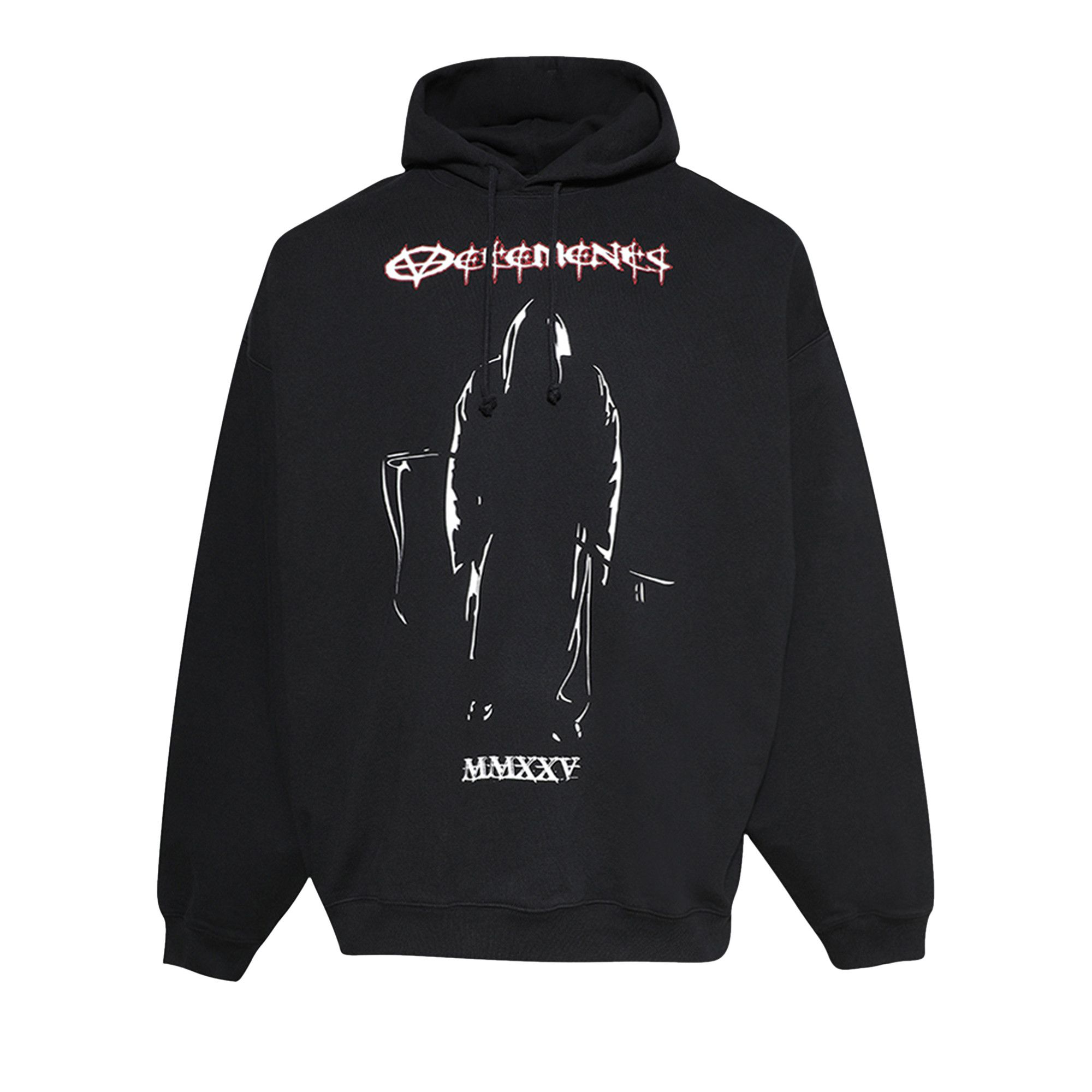 Vetements black logo hoodie 2025