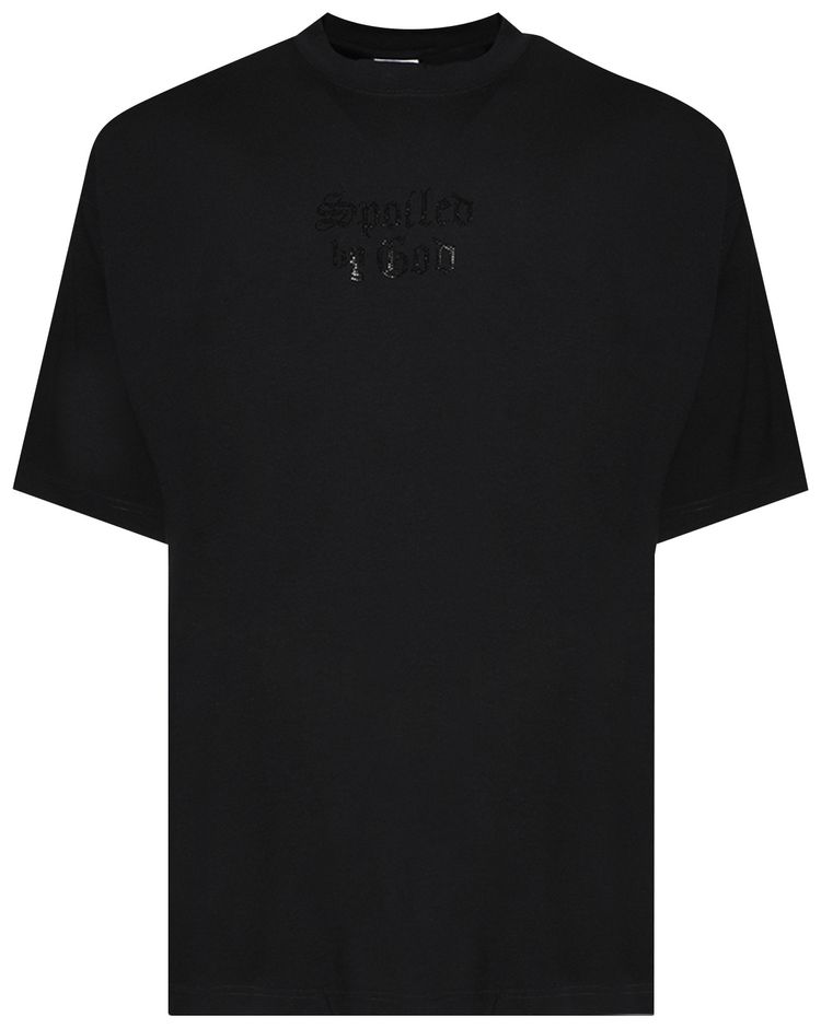 Vetements Spoiled By God T Shirt Black