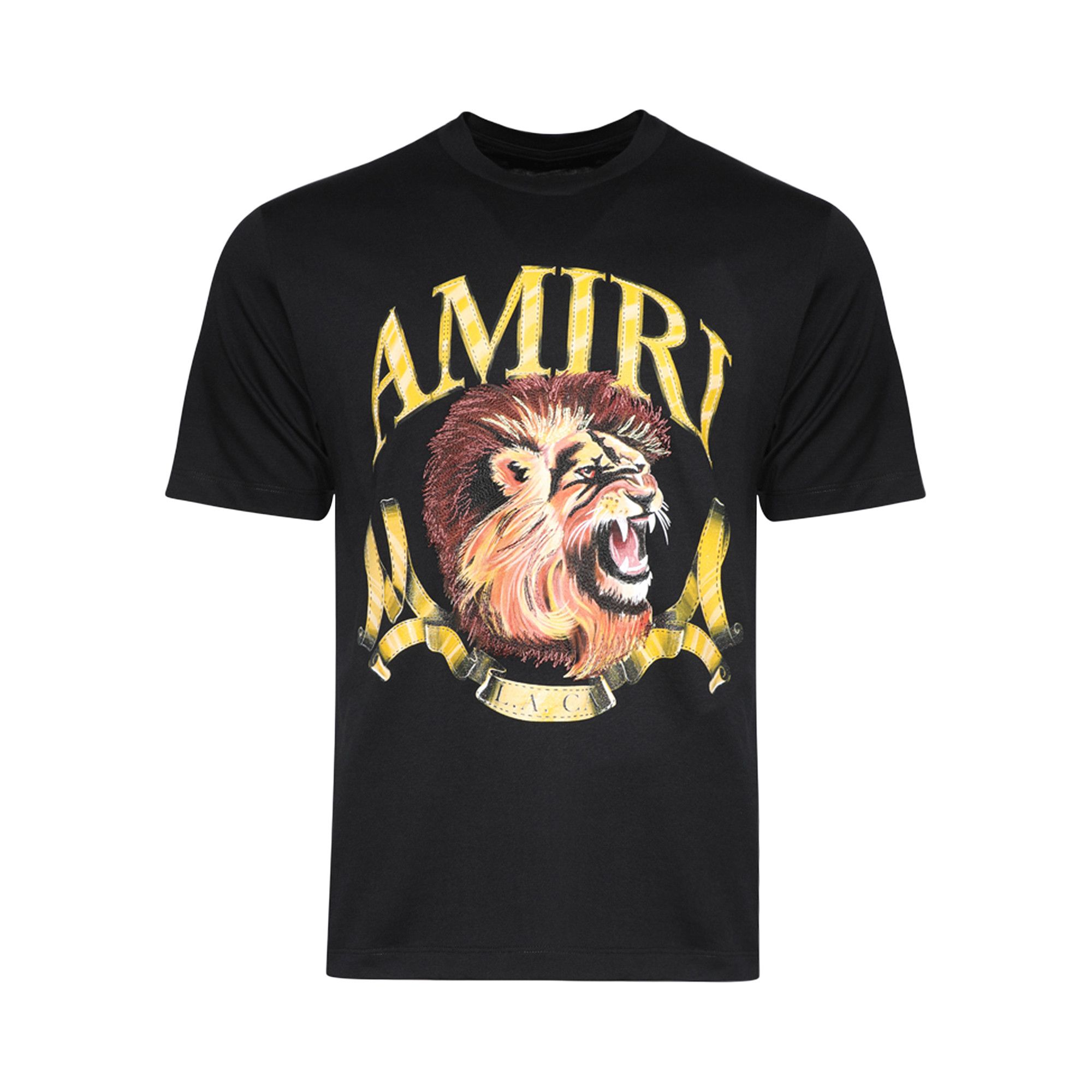 Buy Amiri Lion Tee 'Black' - AMJYTE1090 BLAC | GOAT