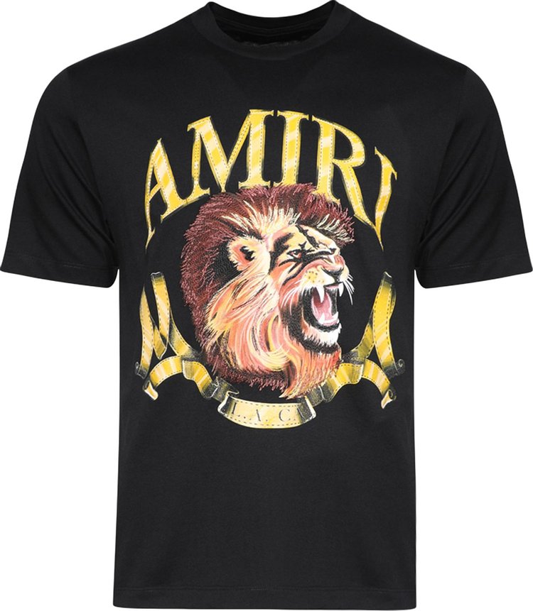 Amiri Lion Tee Black