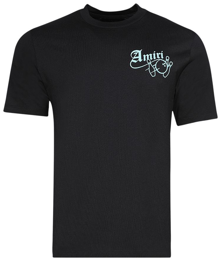 Amiri Bowling Tee Black