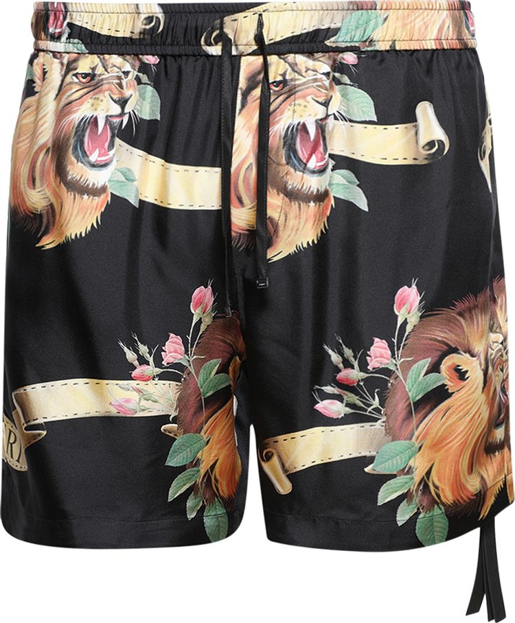 Amiri Lion Short Black