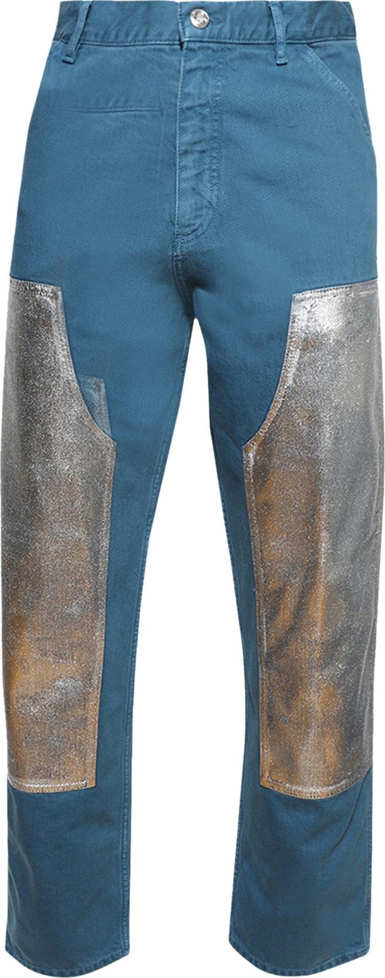 BLUEMARBLE Double Knee Pant Stonewash BlueSilver