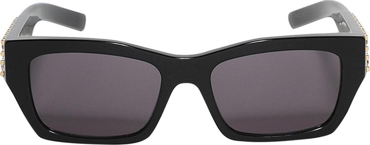 Givenchy Square Sunglasses Shiny BlackSmoke