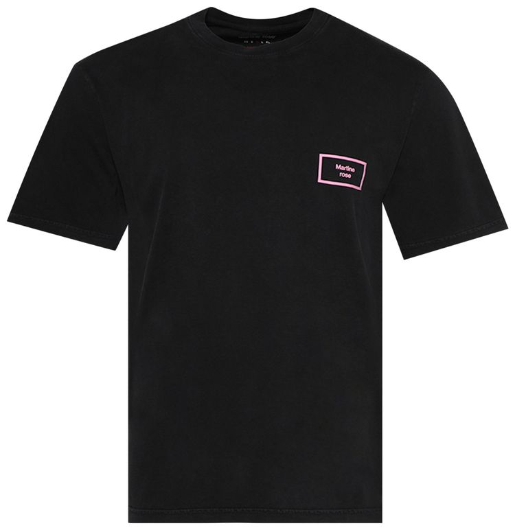 Martine Rose Classic T Shirt Black