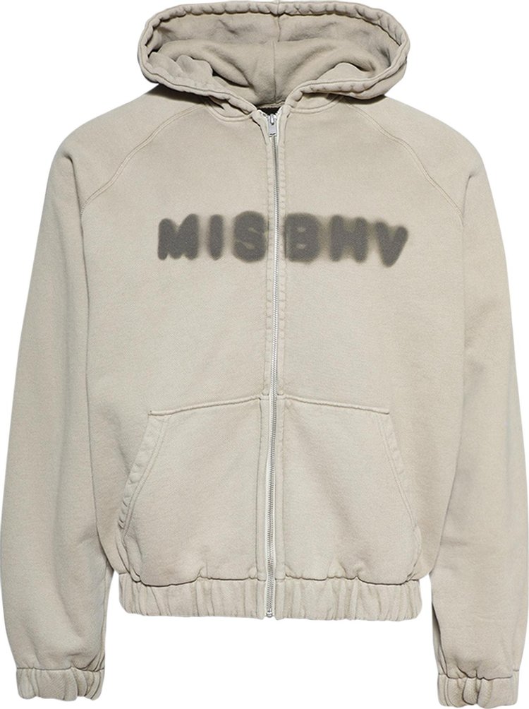 MISBHV Community Zipped Hoodie Vintage Beige