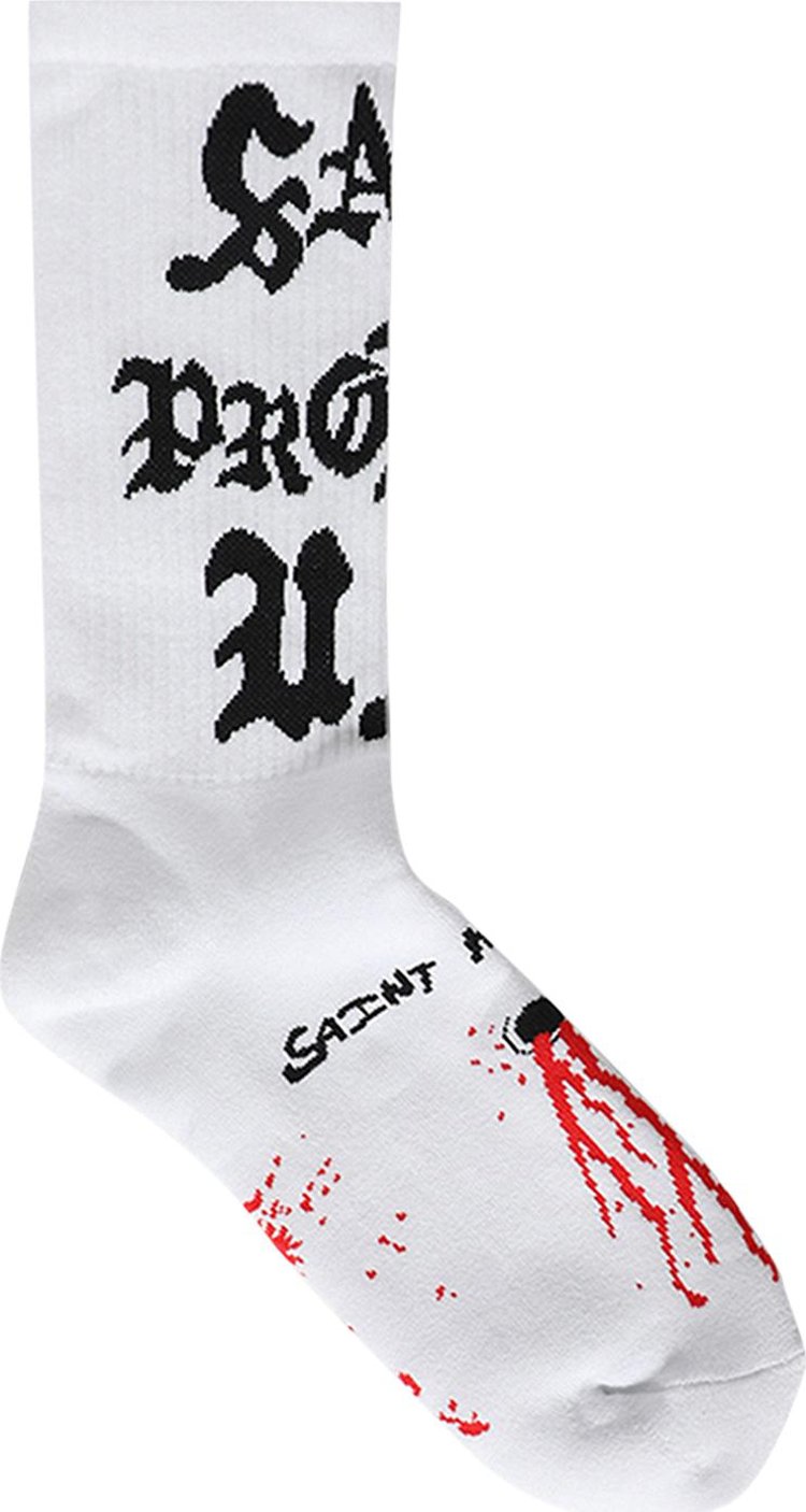 SAINT Mxxxxxx Saint Protect Socks White