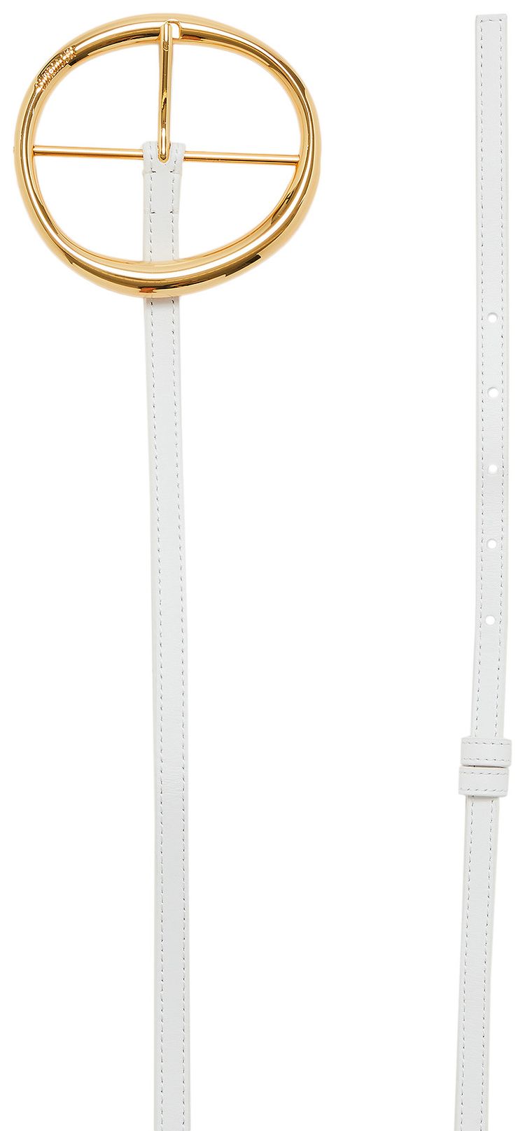 Jacquemus Circle Belt White