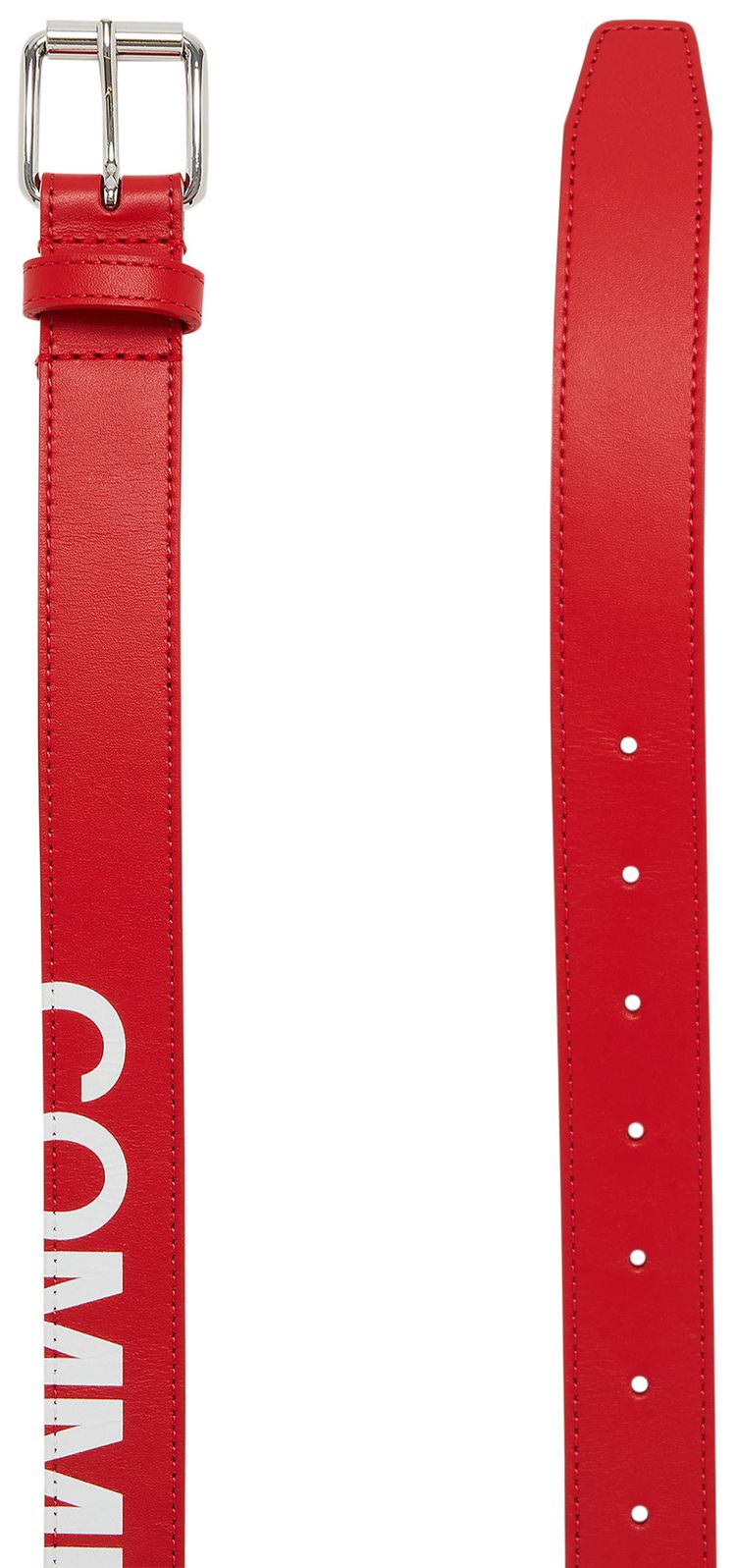 Comme des Garcons Huge Logo Belt Red