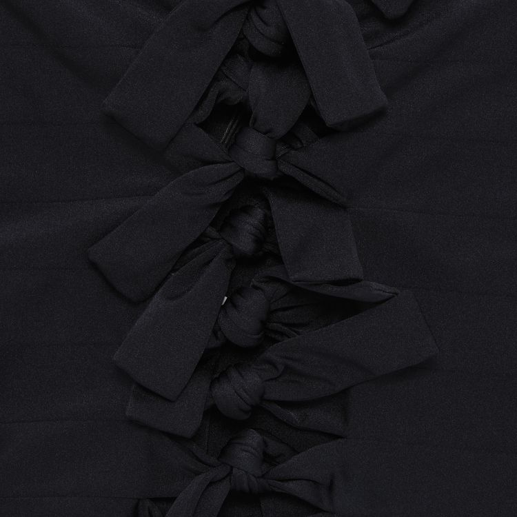 Coperni Knotted Gala Top Black