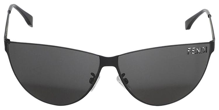 Fendi Cut Out Sunglasses Matte BlackSmoke