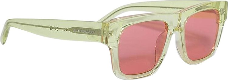 Givenchy Square Sunglasses Shiny YellowViolet