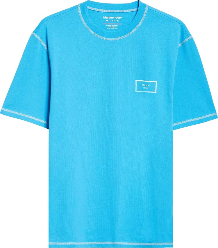 Martine Rose Classic T Shirt Blue